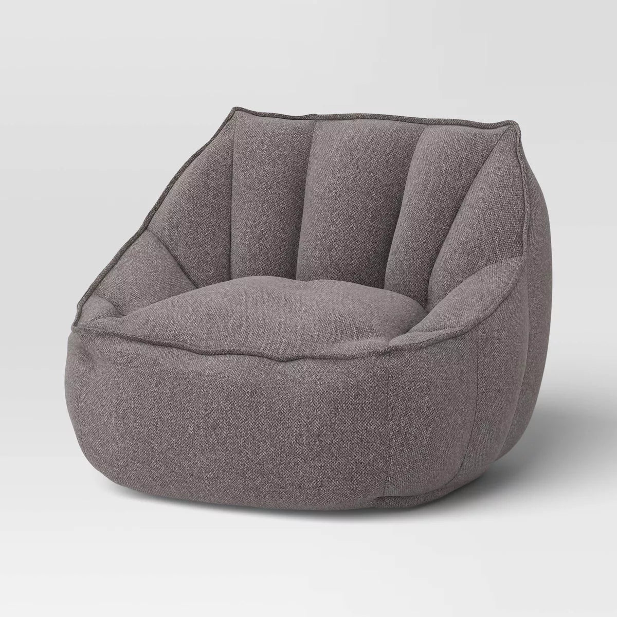 Poltrona da dormitorio color grigio mélange