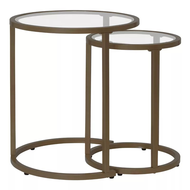 Camber Modern Round Nesting Side Table by Studio Designs