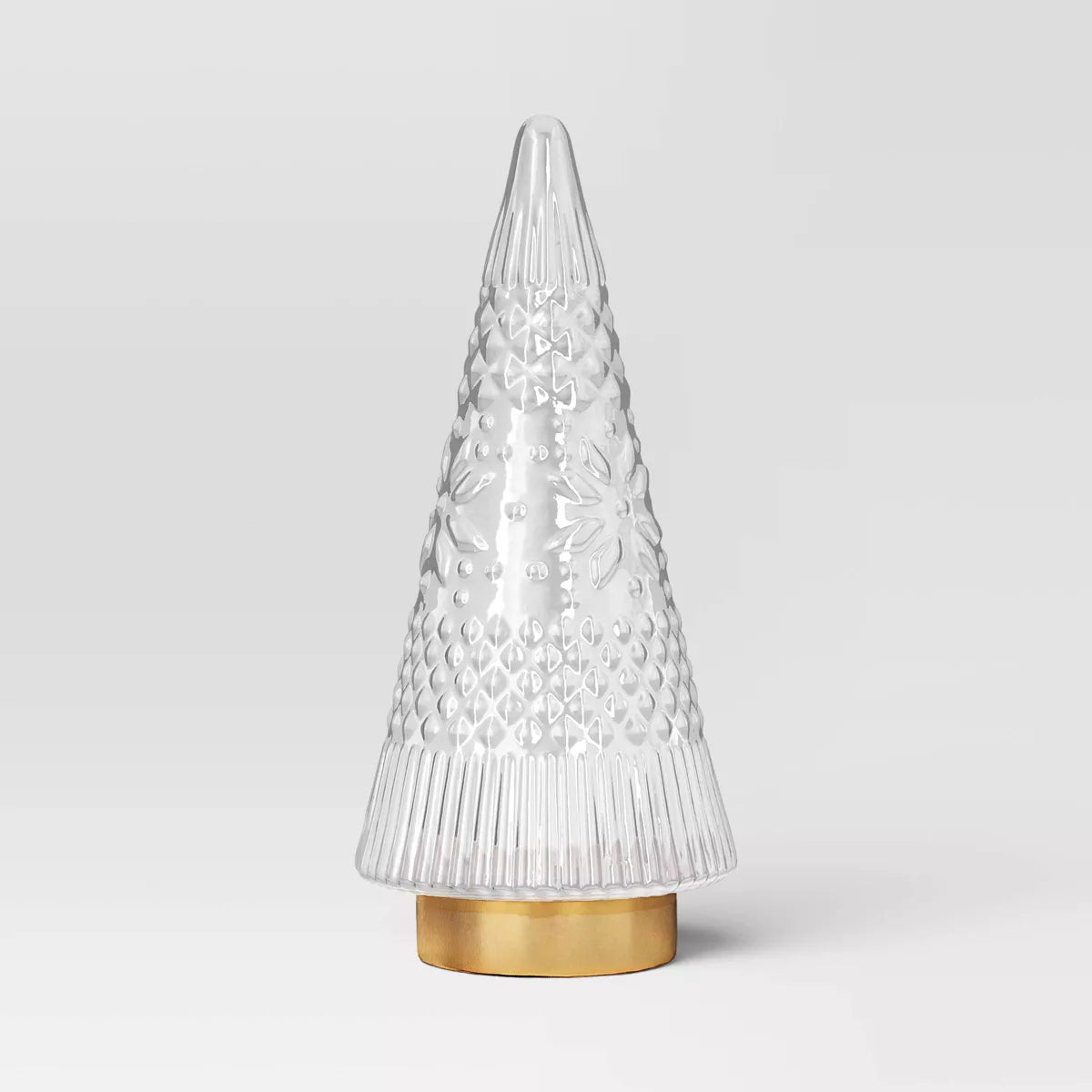 Medium Fair Isle Glass Christmas Tree