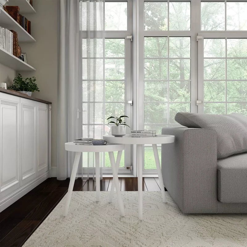 Nesting Tables with Tray Top